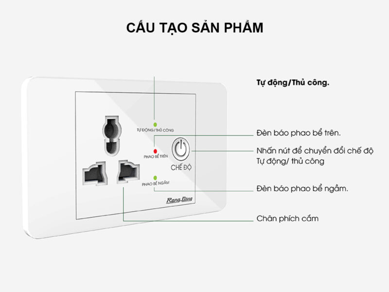 Ổ cắm máy bơm an toàn